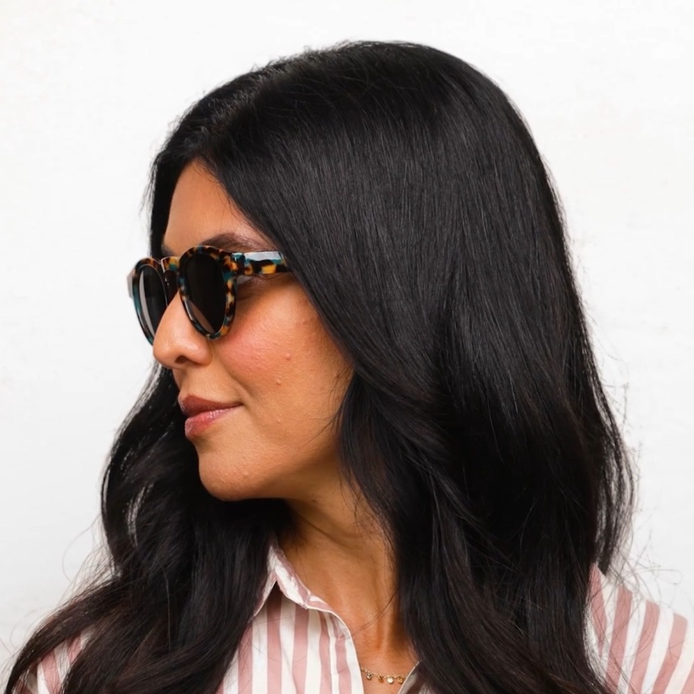 Peepers “Nantucket” bifocal sun-readers in teal botanico /+1.5 readers - NWT - Picture 11 of 16